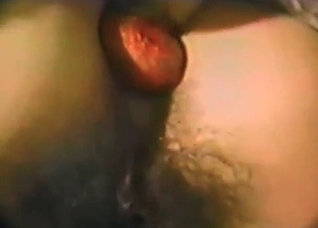 Juicy doggy is licking her vagina