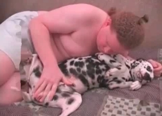 Small dog's ass is getting fucked