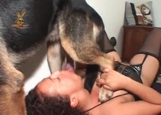 Shepherd drills a filthy slut