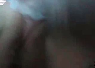 Brunette takes her doggy's dick