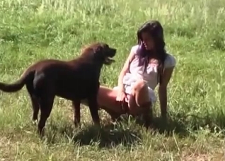 Awesome animal porn in the bedroom