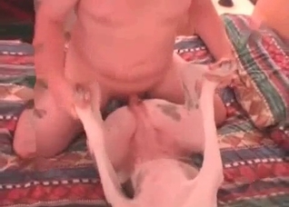 Awesome sex with a cute doggy