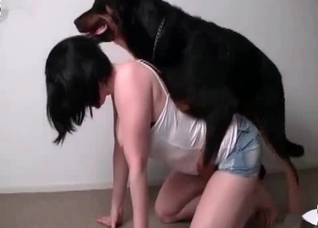 Hot masked zoophiles enjoys zoophilia