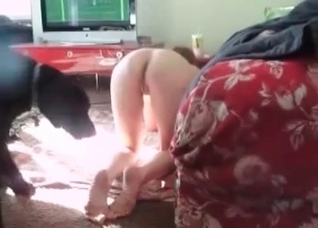 Milf is having a filthy animal action