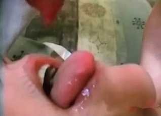 Sweet dick of a juicy young puppy