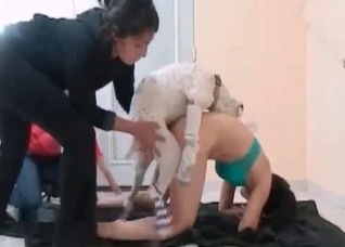 Impressive sex with a dirty doggy