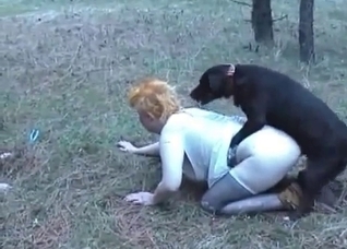 Filthy porn action with a doggy