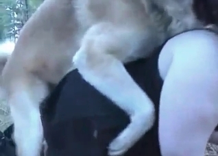 Filthy porn action with a doggy