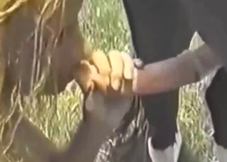 Sexy horse sucker is going to worship dick