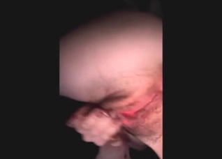 Horny animal is going to worship zoophilic twat