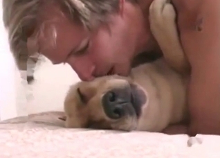 Amazing sex with a small hound