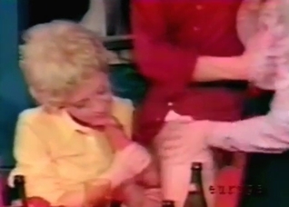 Stunning dog cums in her small mouth