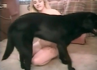 Asshole penetration in the bestial scene