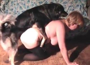 Dirty animal porn with a hot lass