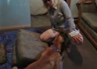 Hardcore animal porn with a nice chick