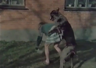 Pig is being explored and fucked