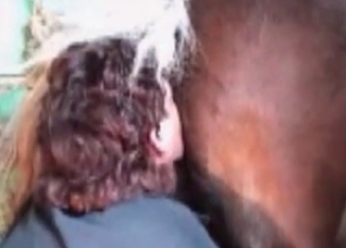 Stallion fucks with a nasty whore