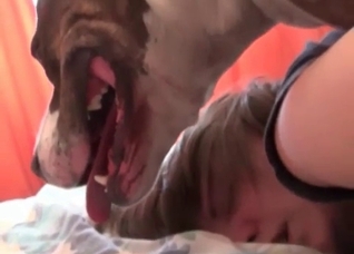 Dirty sex with a hardcore retriever